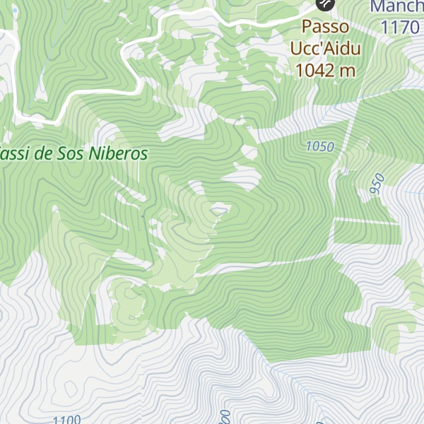 Map of Monte Rasu