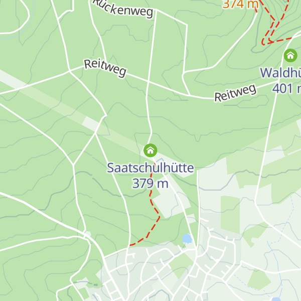 Map of Saatschulhütte