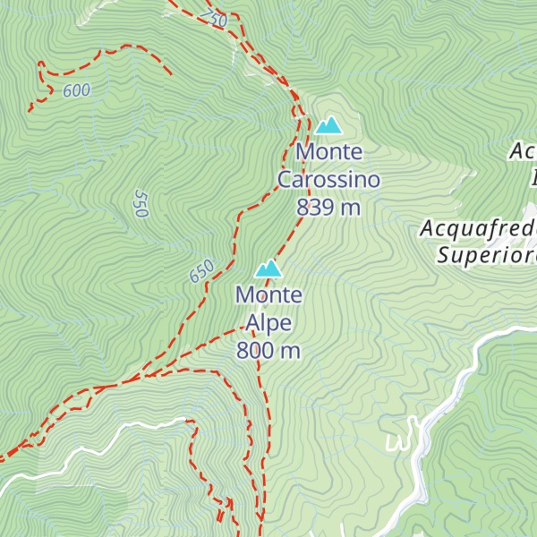 Map of Monte Alpe