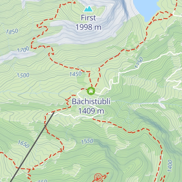 Map of Bächistübli