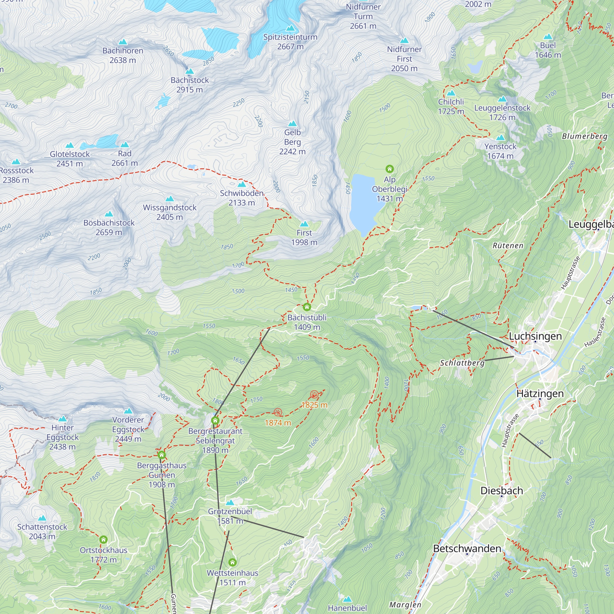 Bächistübli map