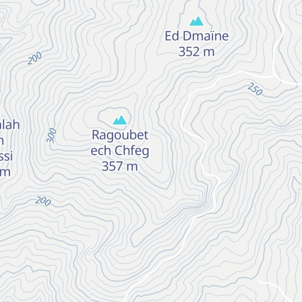 Map of Kef el Kebir
