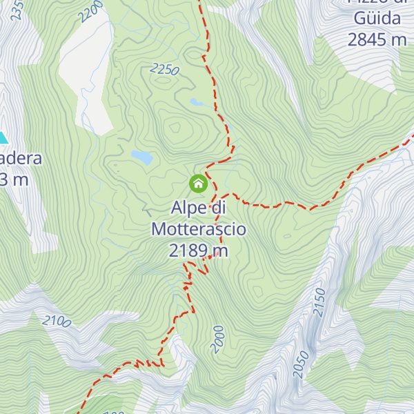 Map of Capanna Michela Motterascio