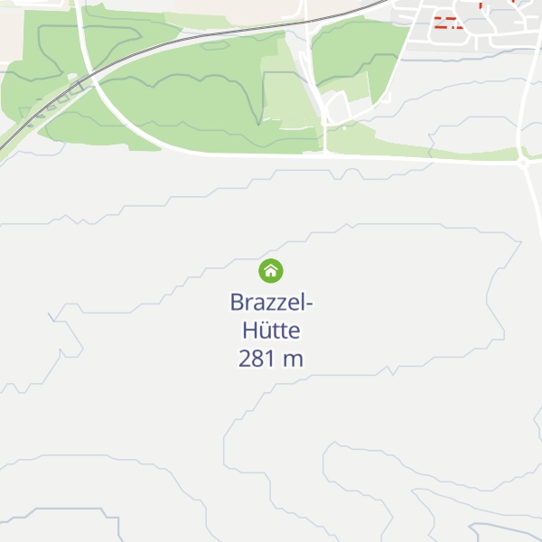 Map of Brazzel-Hütte