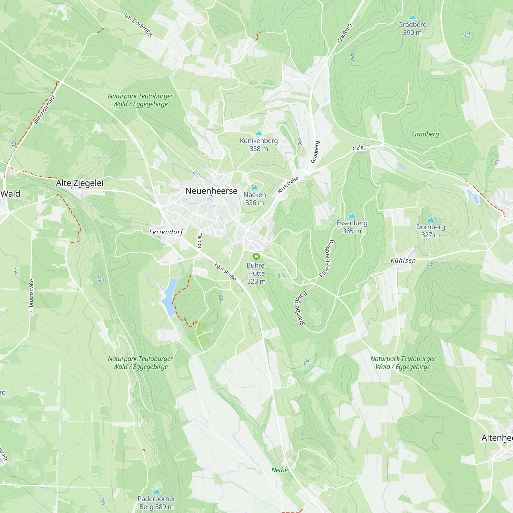 Bühre-Hütte map