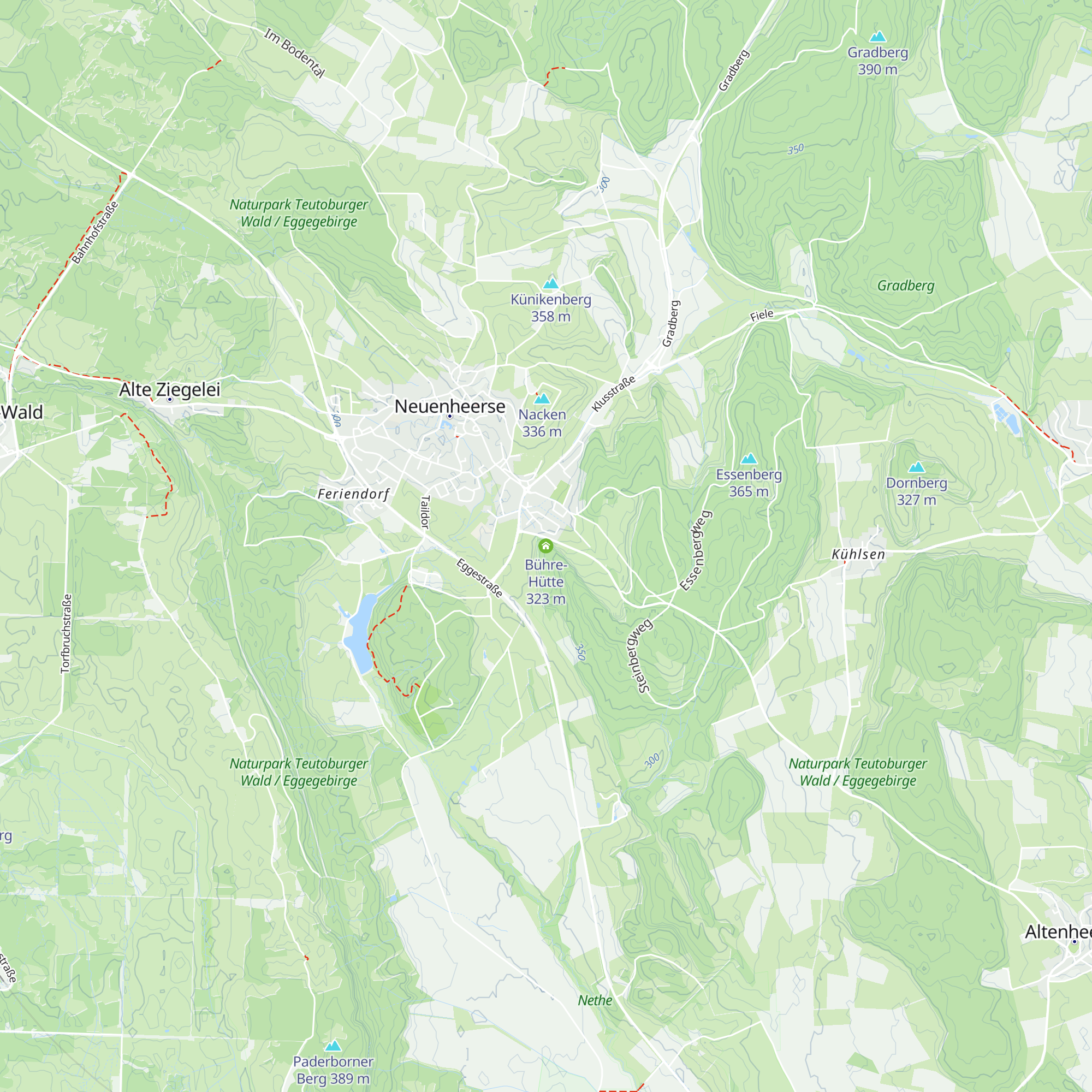 Bühre-Hütte map