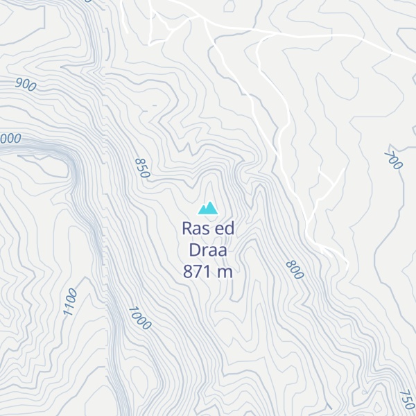 Map of Ras ed Draa