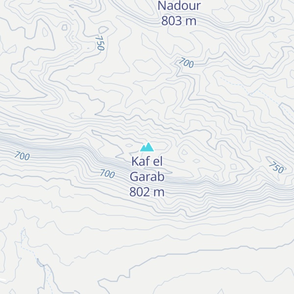 Map of Kaf el Garab