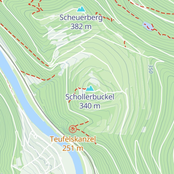 Map of Ernst-Hohn-Hütte