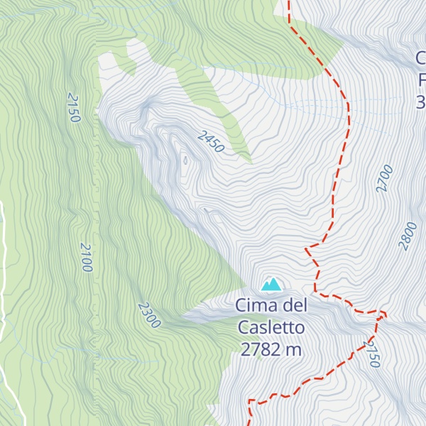 Map of Monte Amianto