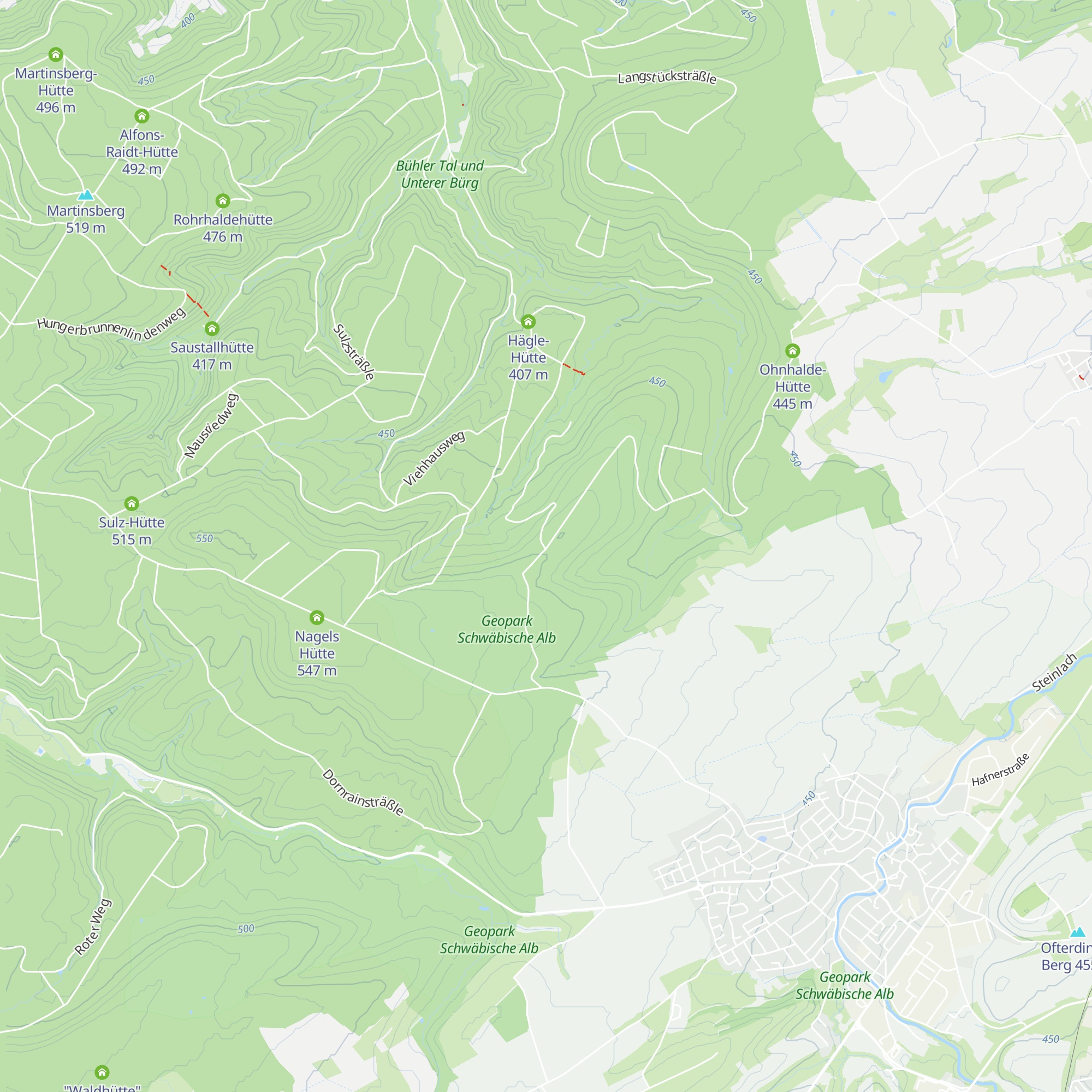 Maisenhardt-Hütte map