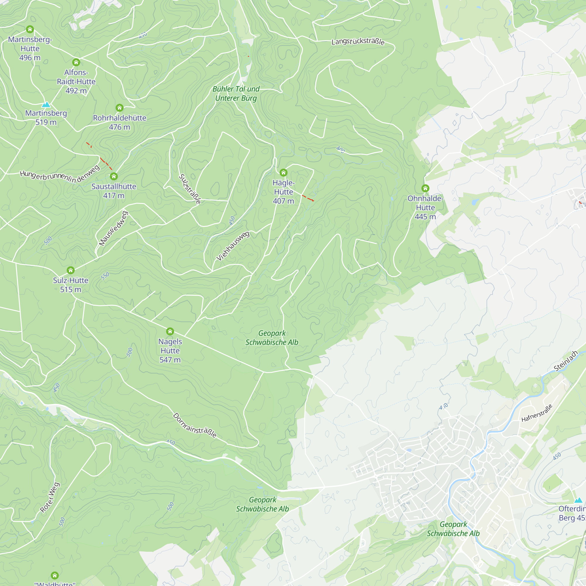 Maisenhardt-Hütte map
