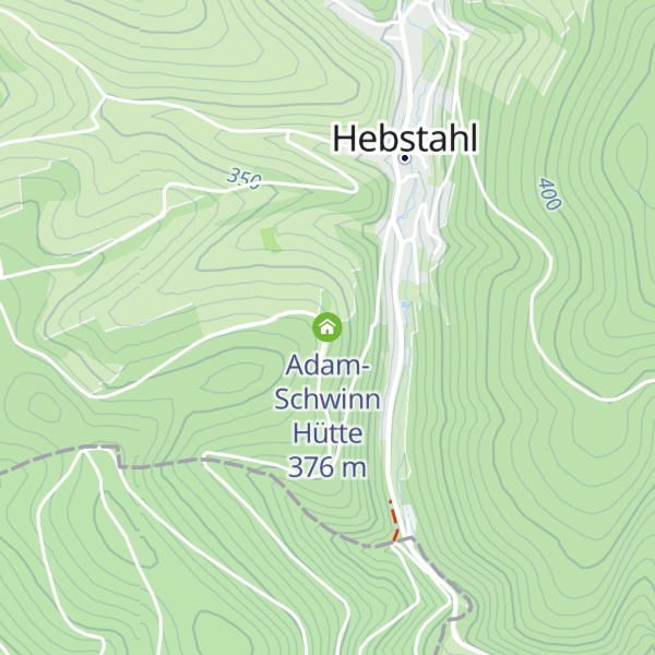 Map of Adam-Schwinn Hütte