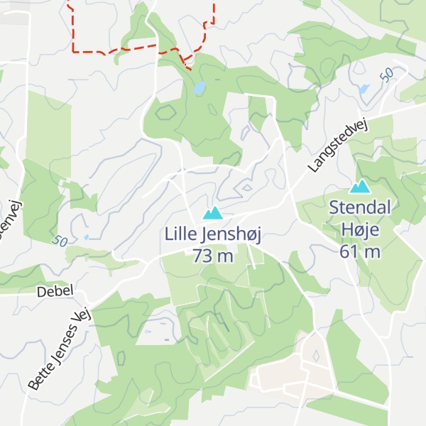 Map of Lille Jenshøj