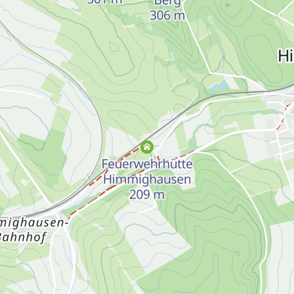 Map of Feuerwehrhütte Himmighausen