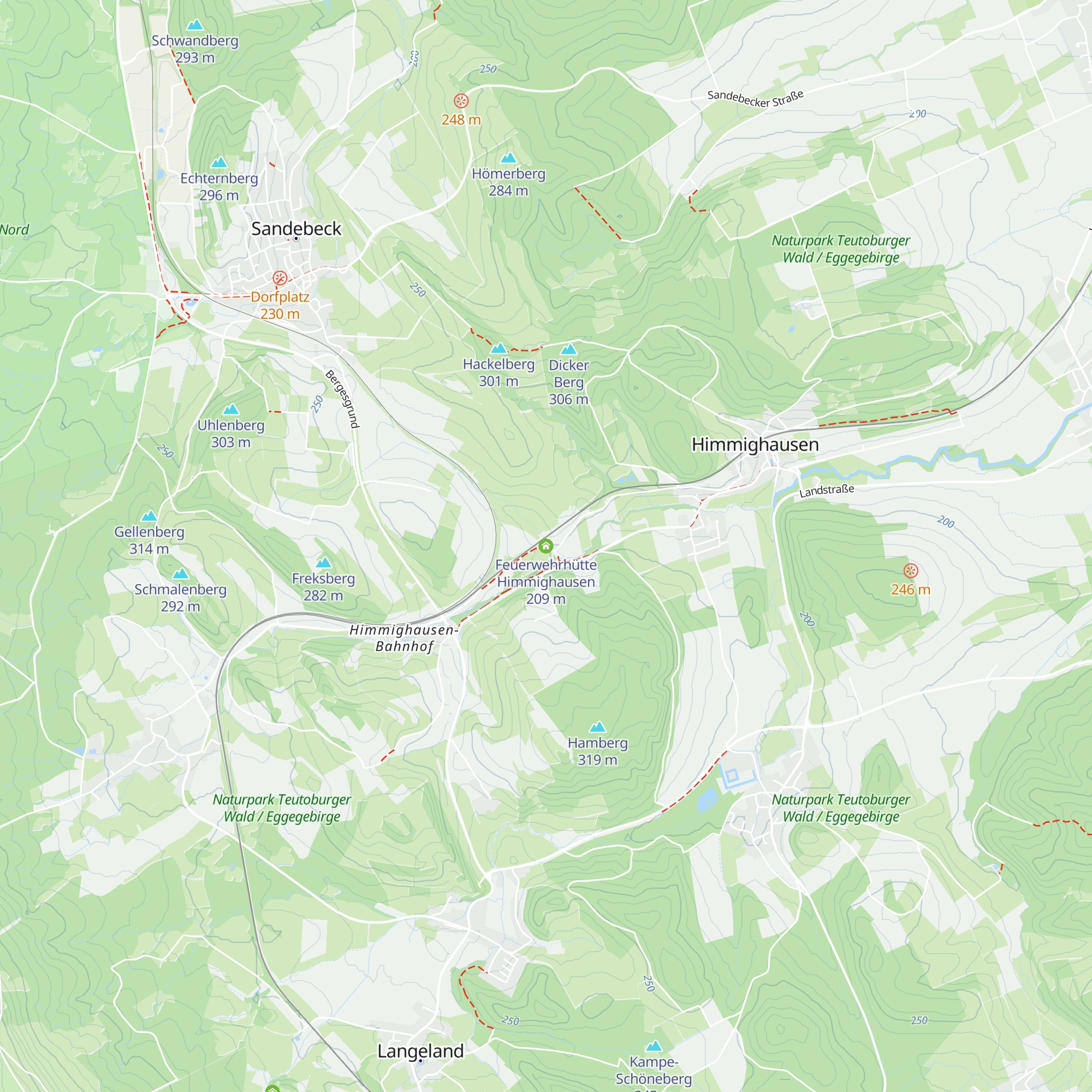 Feuerwehrhütte Himmighausen map