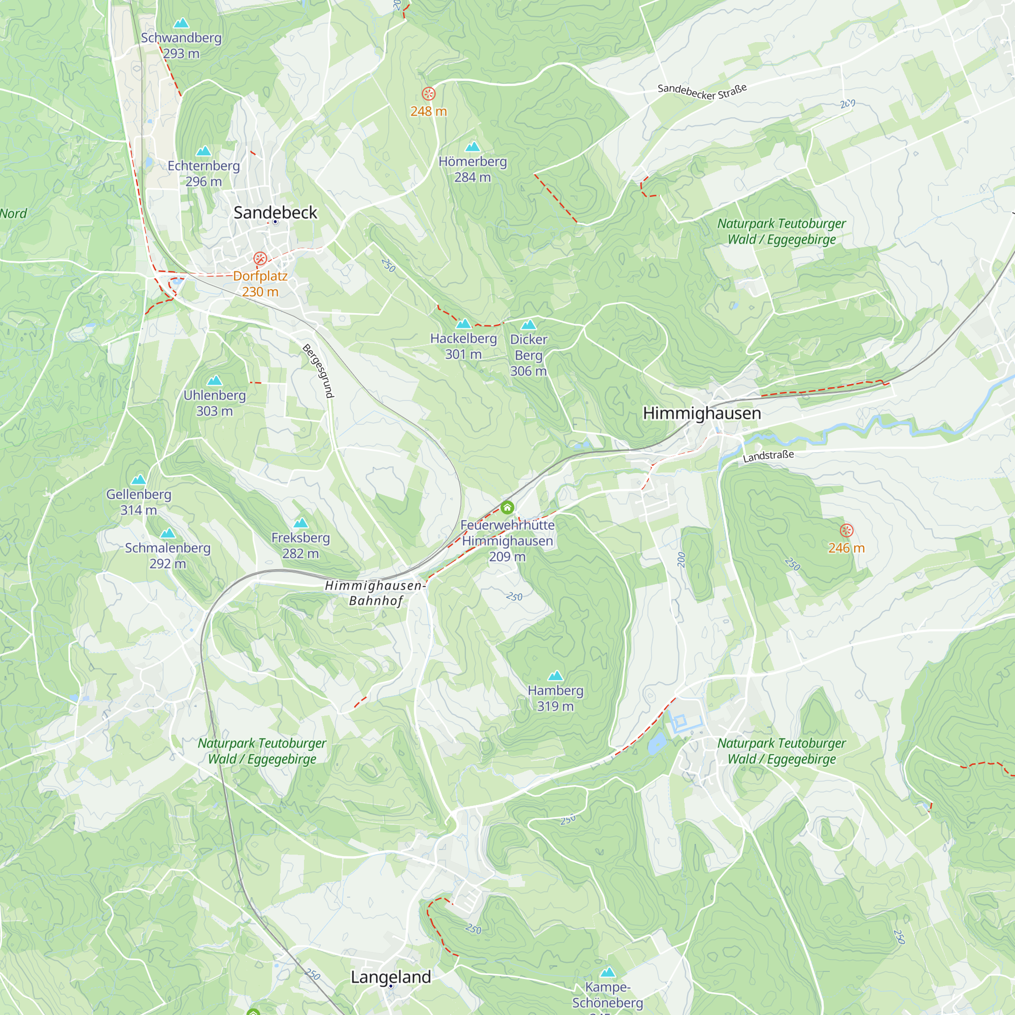 Feuerwehrhütte Himmighausen map