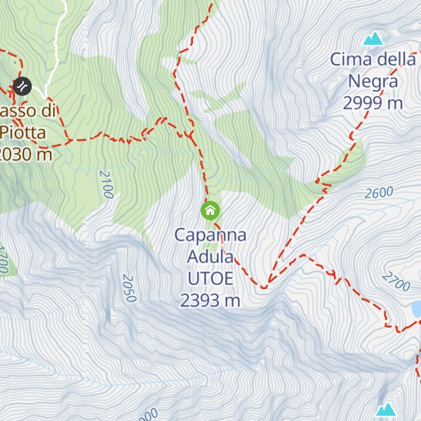 Map of Capanna Adula UTOE