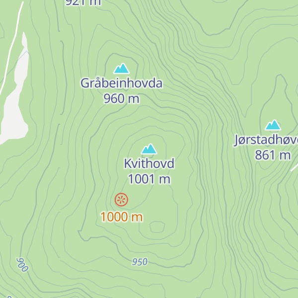 Map of Kvithovd