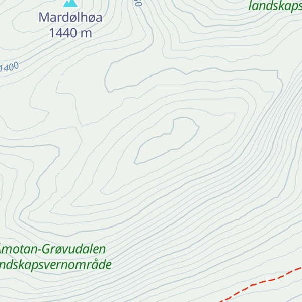 Map of Kvannfjellet
