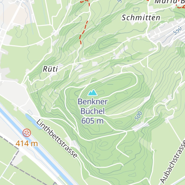 Map of Benkner Büchel