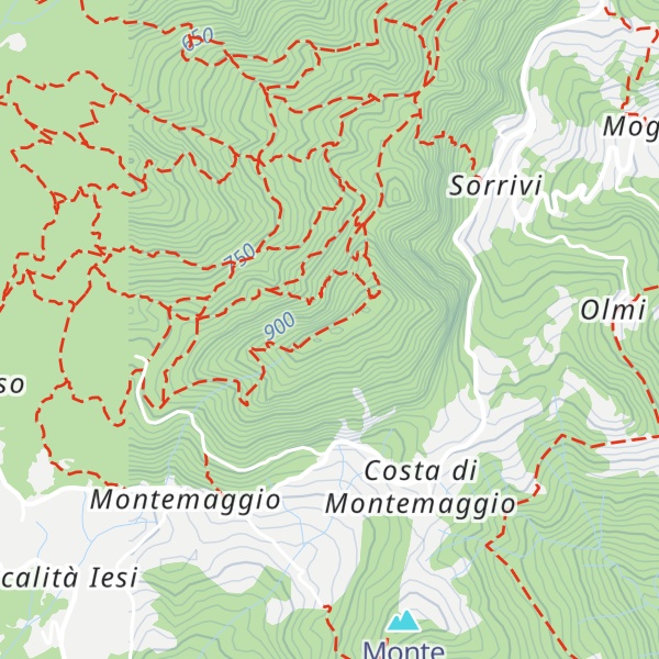 Map of Monte Maggio