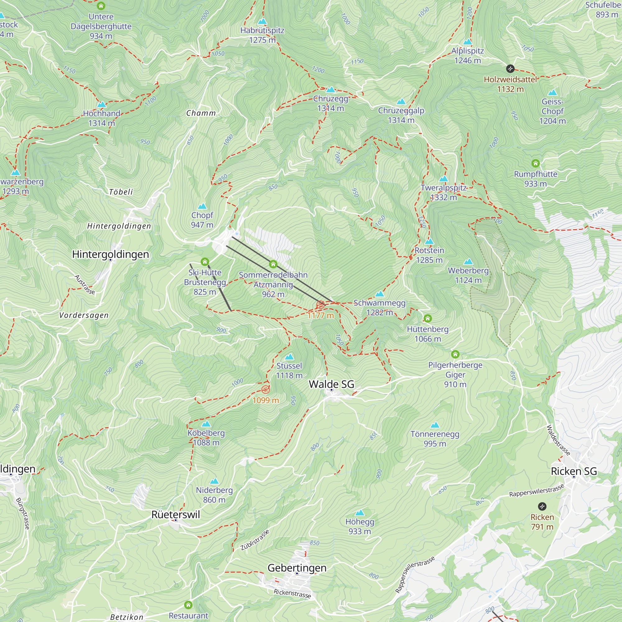 Ober Atzmännig map
