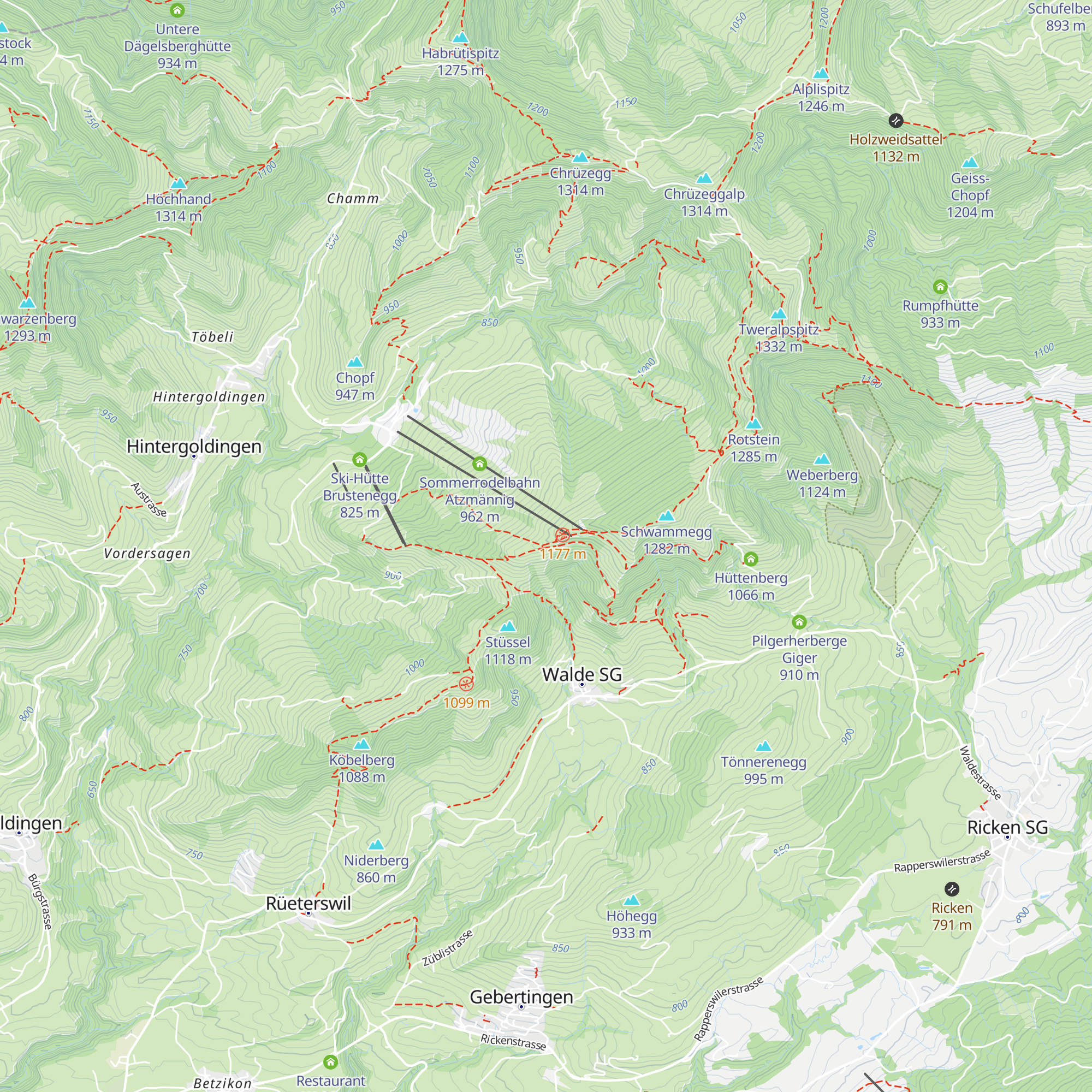 Ober Atzmännig map