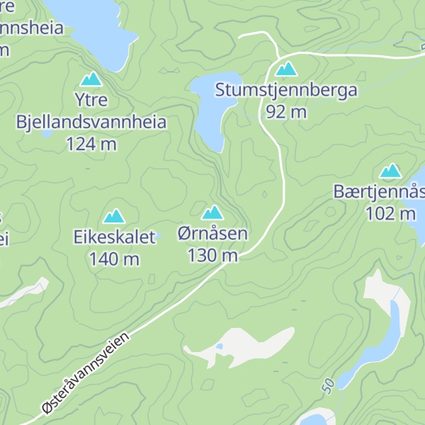 Map of Ørnåsen