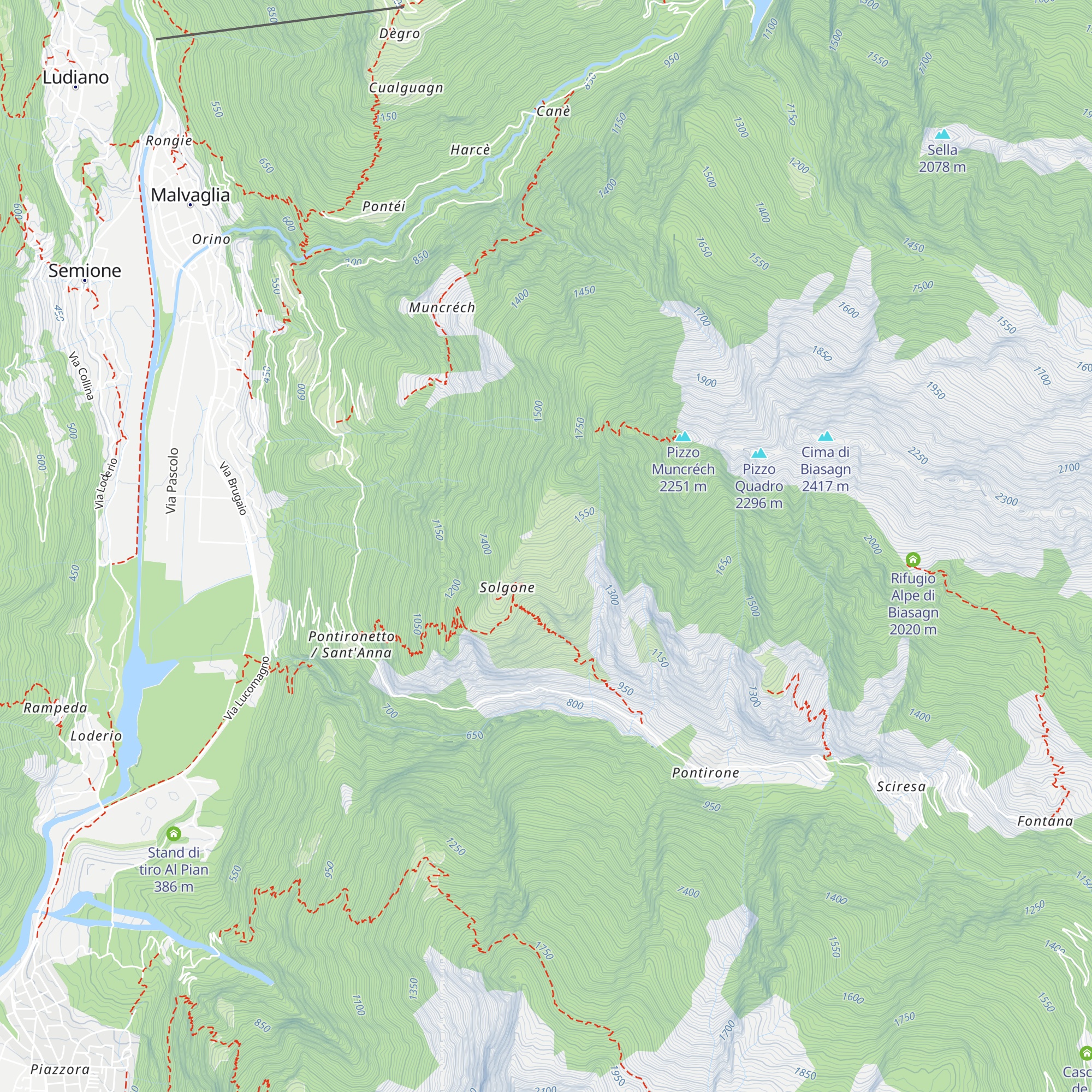 Hotel Paradiso map
