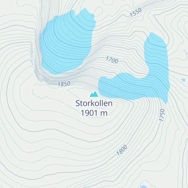 Map of Storkollen