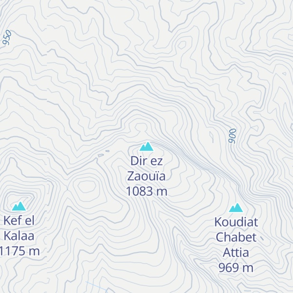Map of Dir ez Zaouïa
