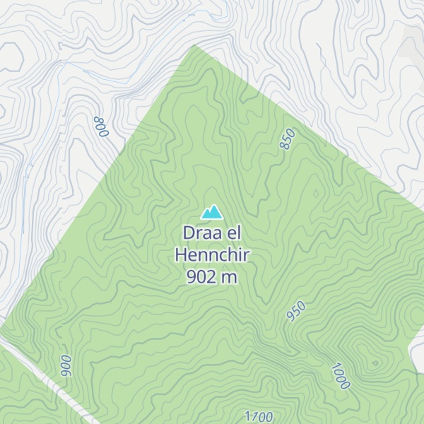 Map of Draa el Hennchir