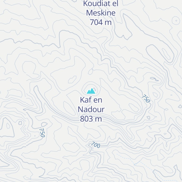 Map of Kaf en Nadour