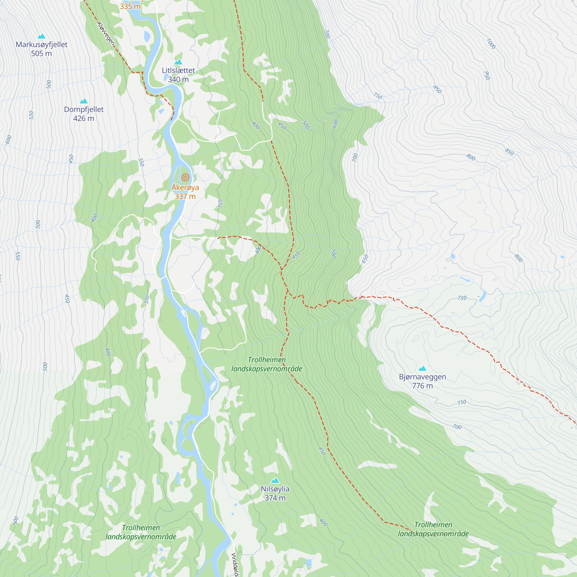 Vindølbu map