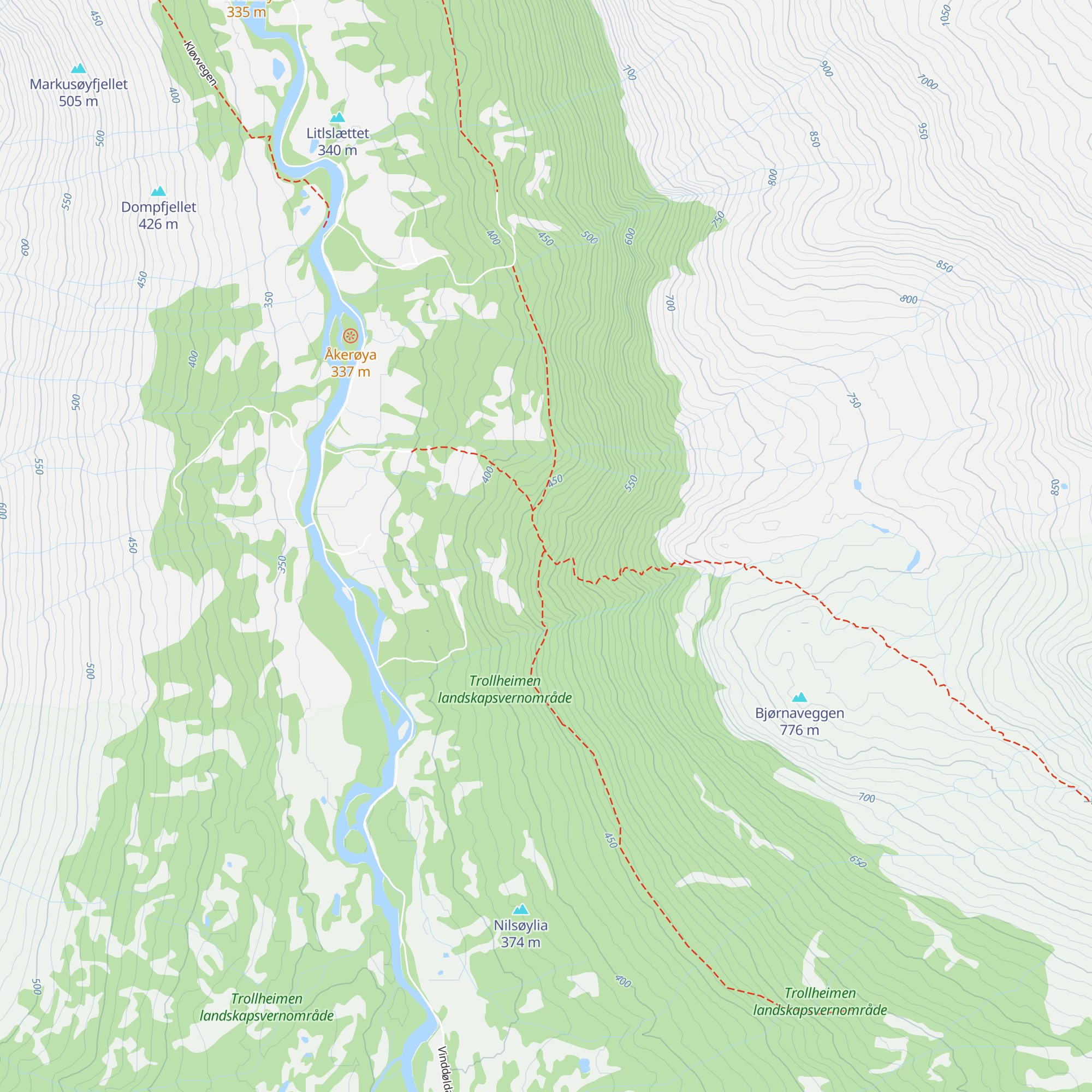 Vindølbu map
