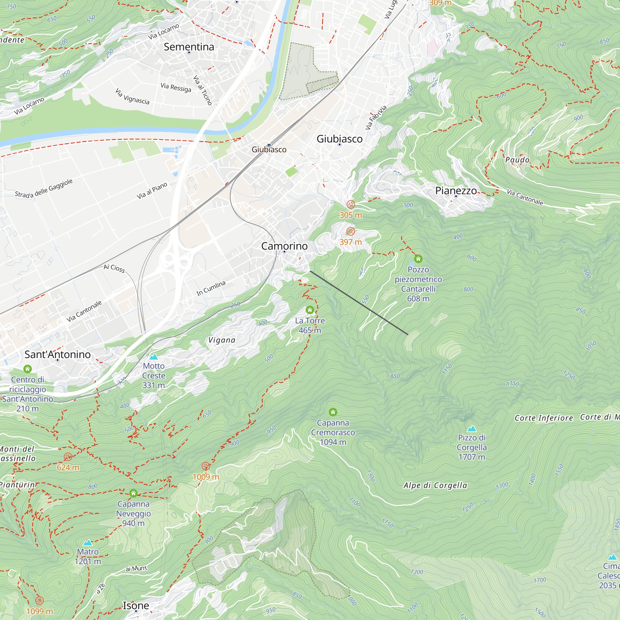 La Torre map