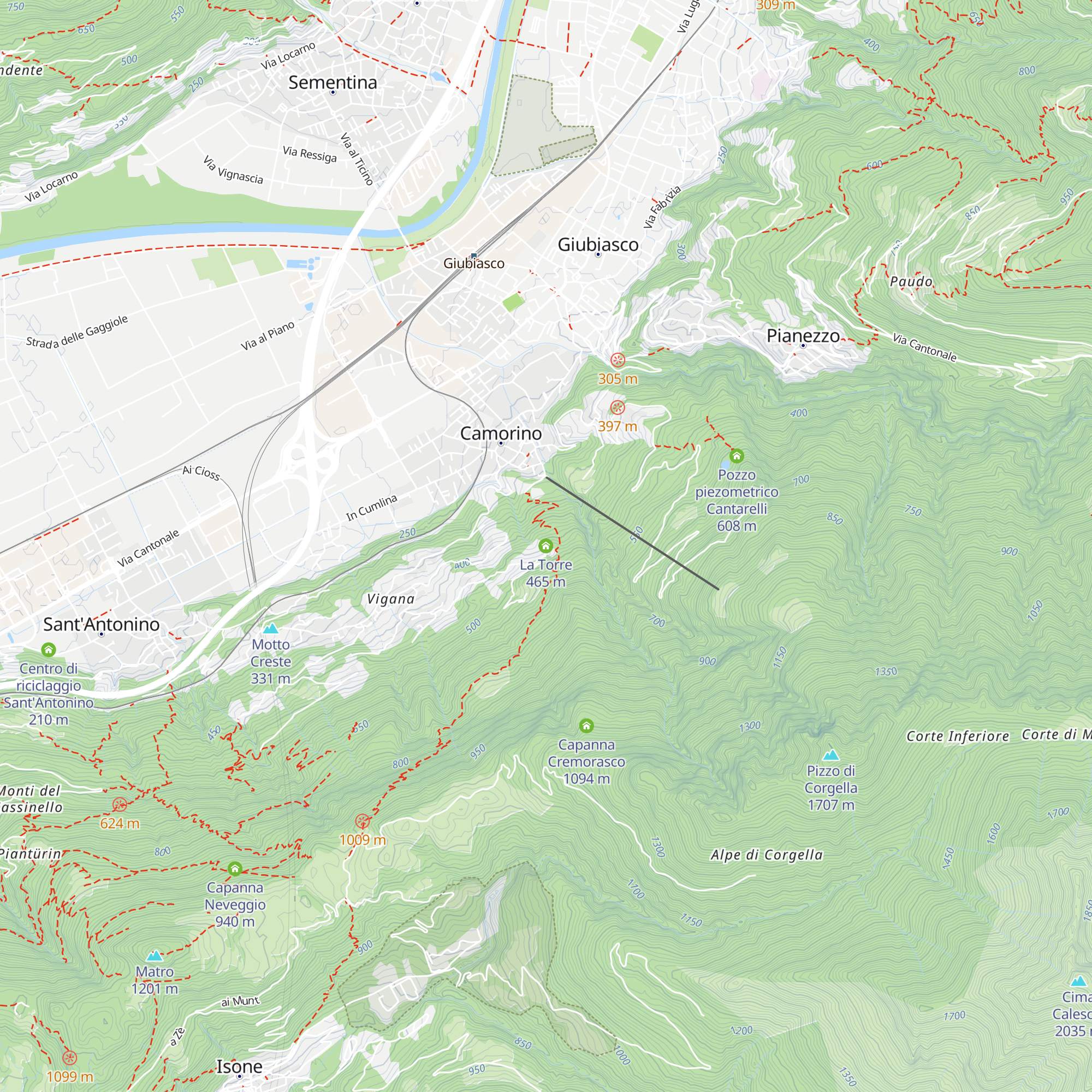 La Torre map