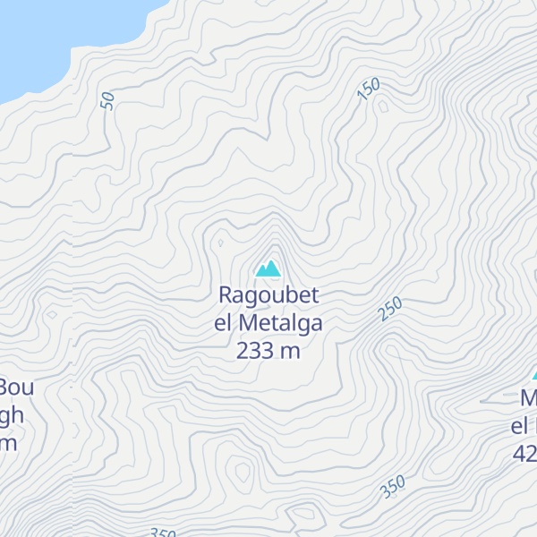 Map of Ragoubet el Metalga