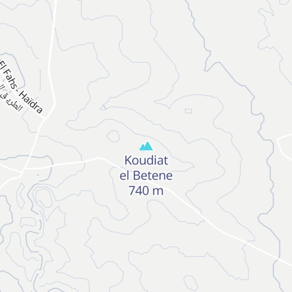 Map of Koudiat el Betene