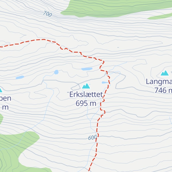 Map of Erkslættet