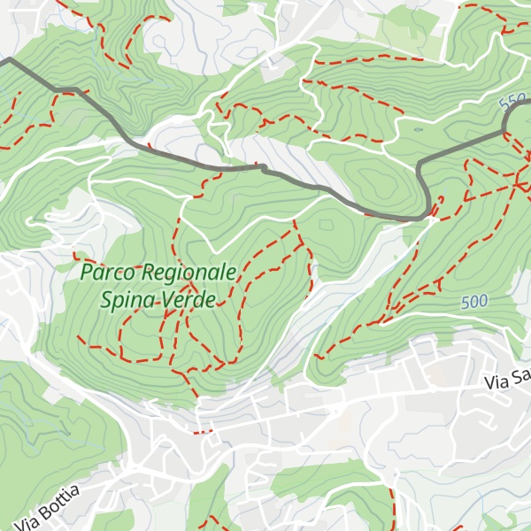 Map of Poggio Bruciato