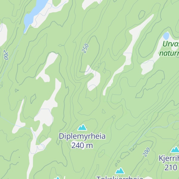 Map of Lille Grasåsen