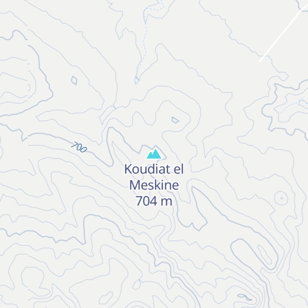 Map of Koudiat el Meskine