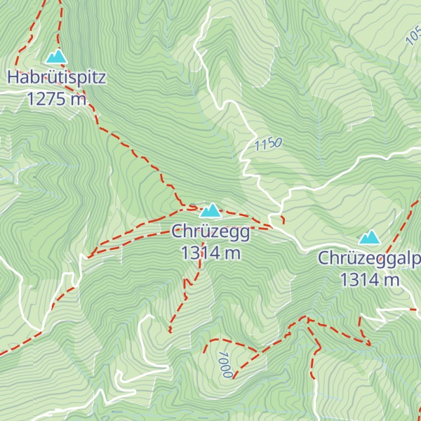 Map of Chrüzegg