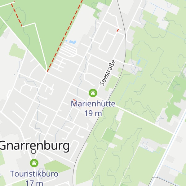 Map of Marienhütte