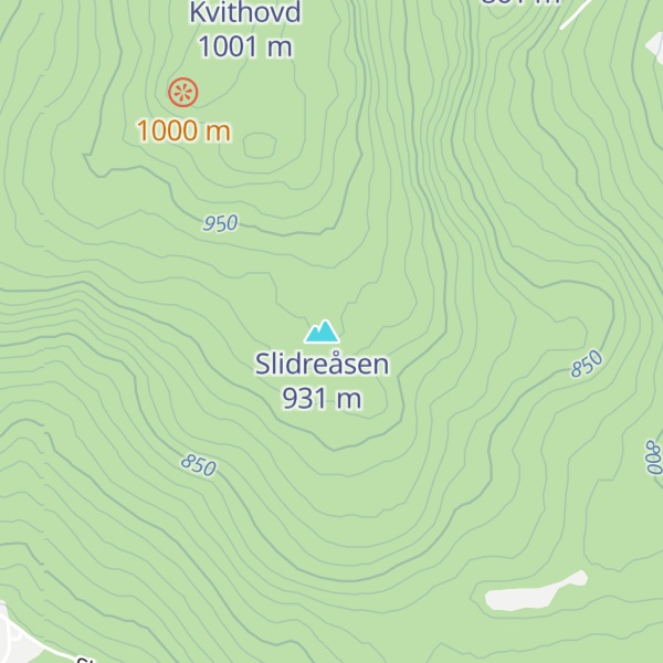 Map of Lurvehøvd