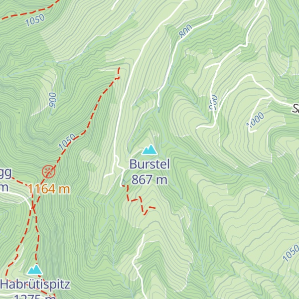 Map of Burstel