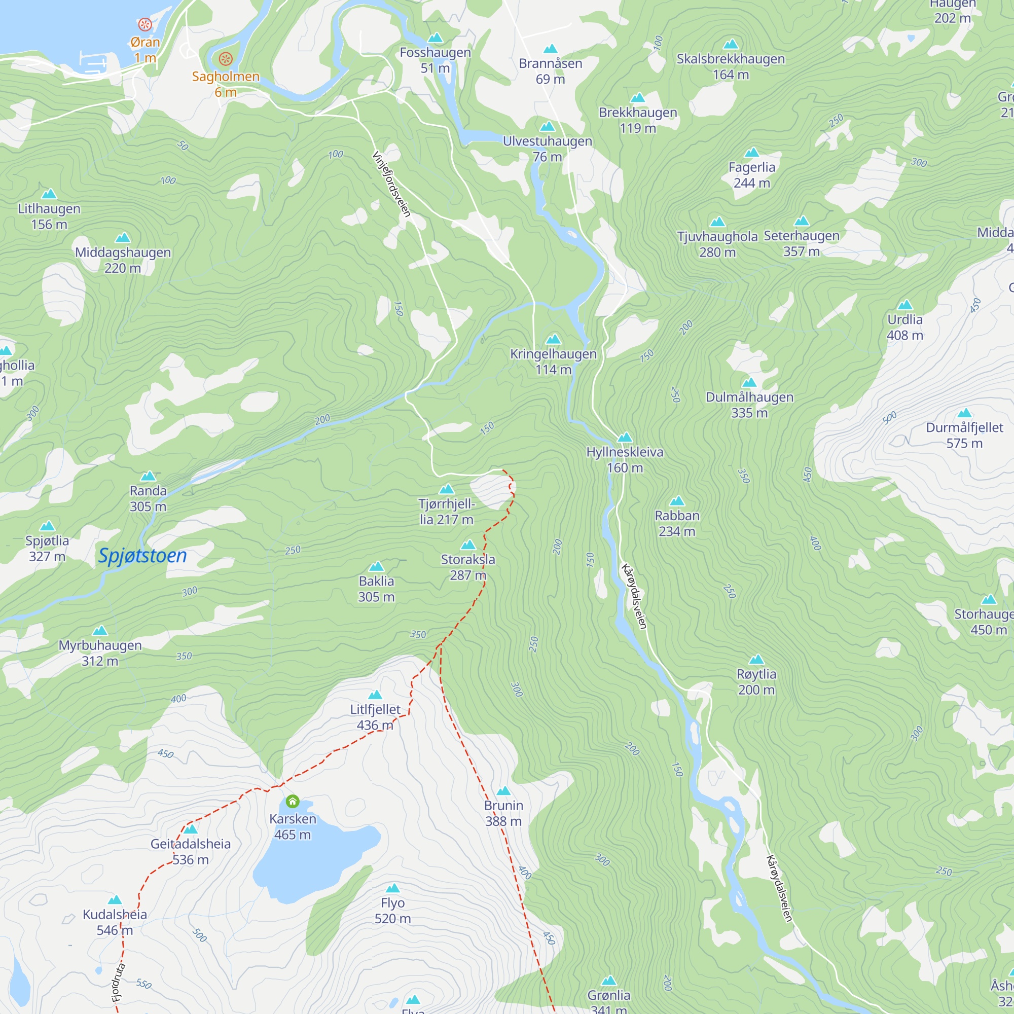 Storlisetra map