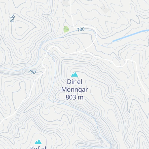Map of Dir el Monngar